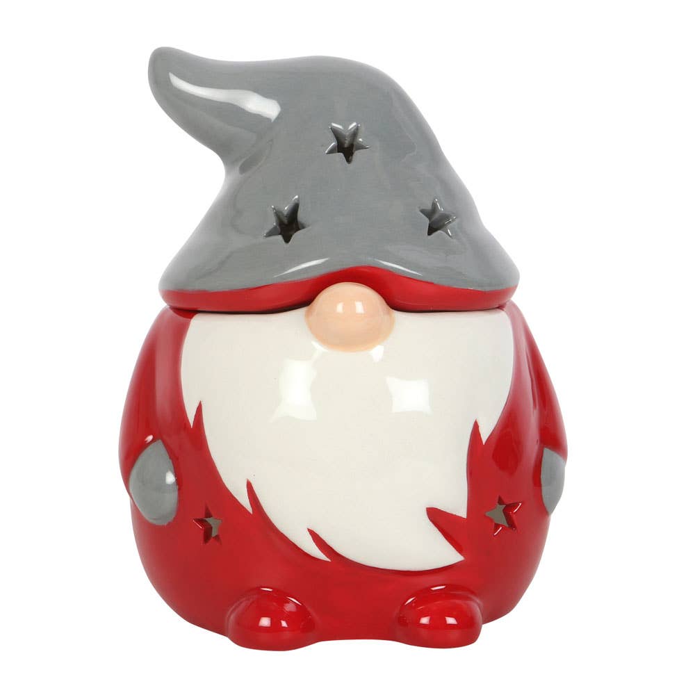 Red and Grey Christmas Gonk Oil Burner & Festive Wax Melt Bar