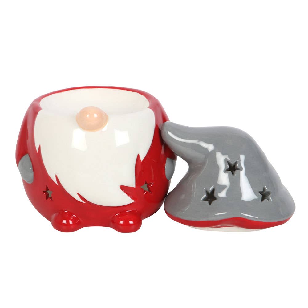 Red and Grey Christmas Gonk Oil Burner & Festive Wax Melt Bar