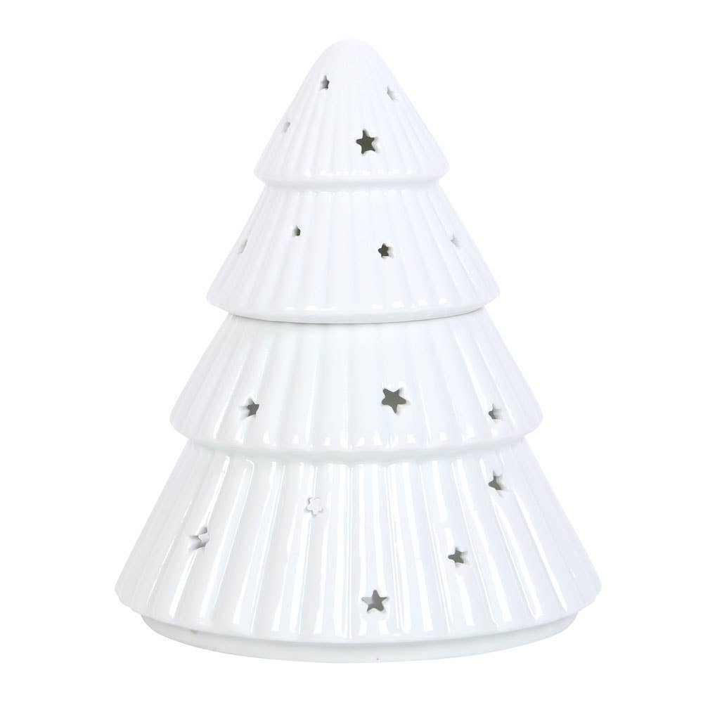 White Christmas Tree Oil Burner & Festive waxmelt
