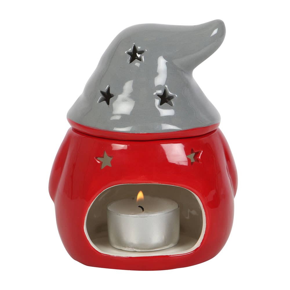 Red and Grey Christmas Gonk Oil Burner & Festive Wax Melt Bar