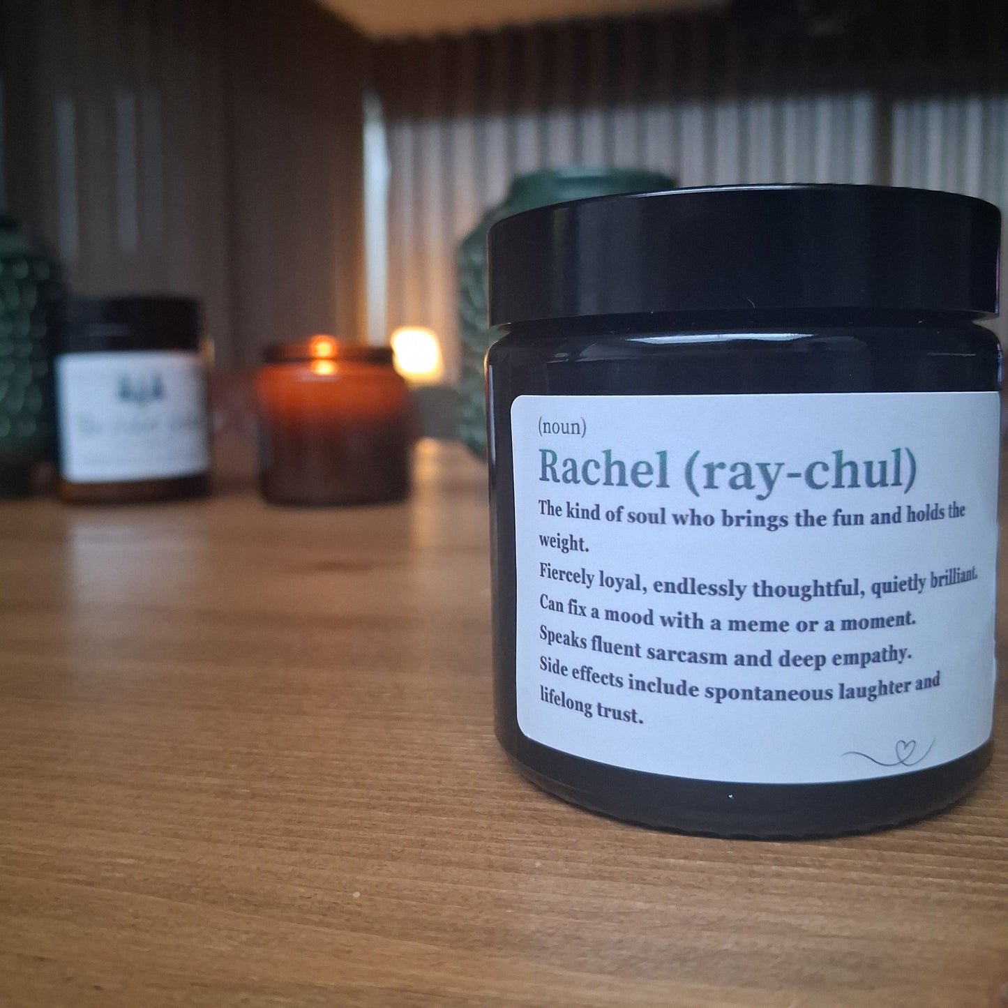 Personalised Definition Candles - The Wild Glen
