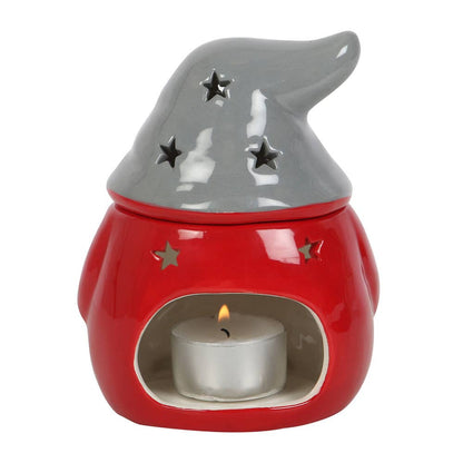 Red and Grey Christmas Gonk Oil Burner & Festive Wax Melt Bar