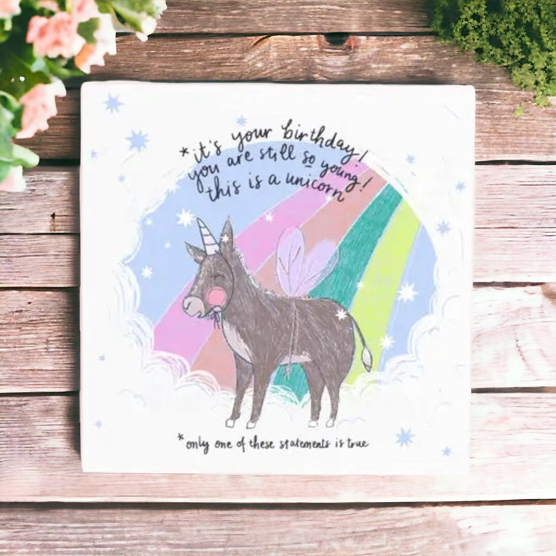 Delusional Donkey Greeting Card - The Wild Glen