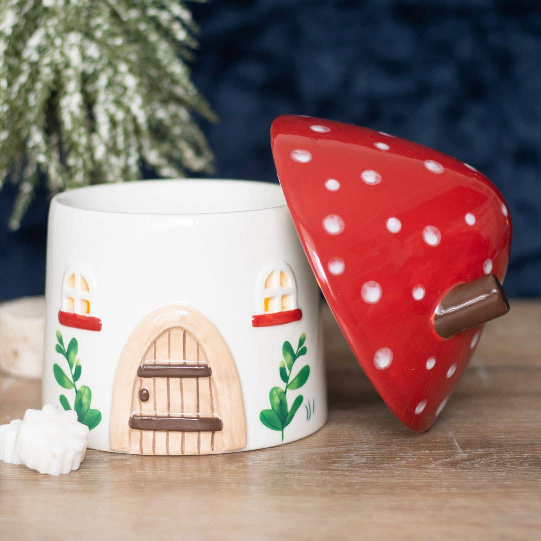 Mushroom House Oil Burner and Wax Warmer - The Wild Glen