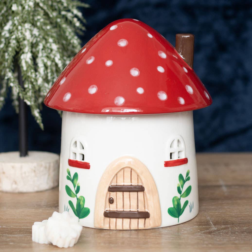 Mushroom House Oil Burner and Wax Warmer - The Wild Glen